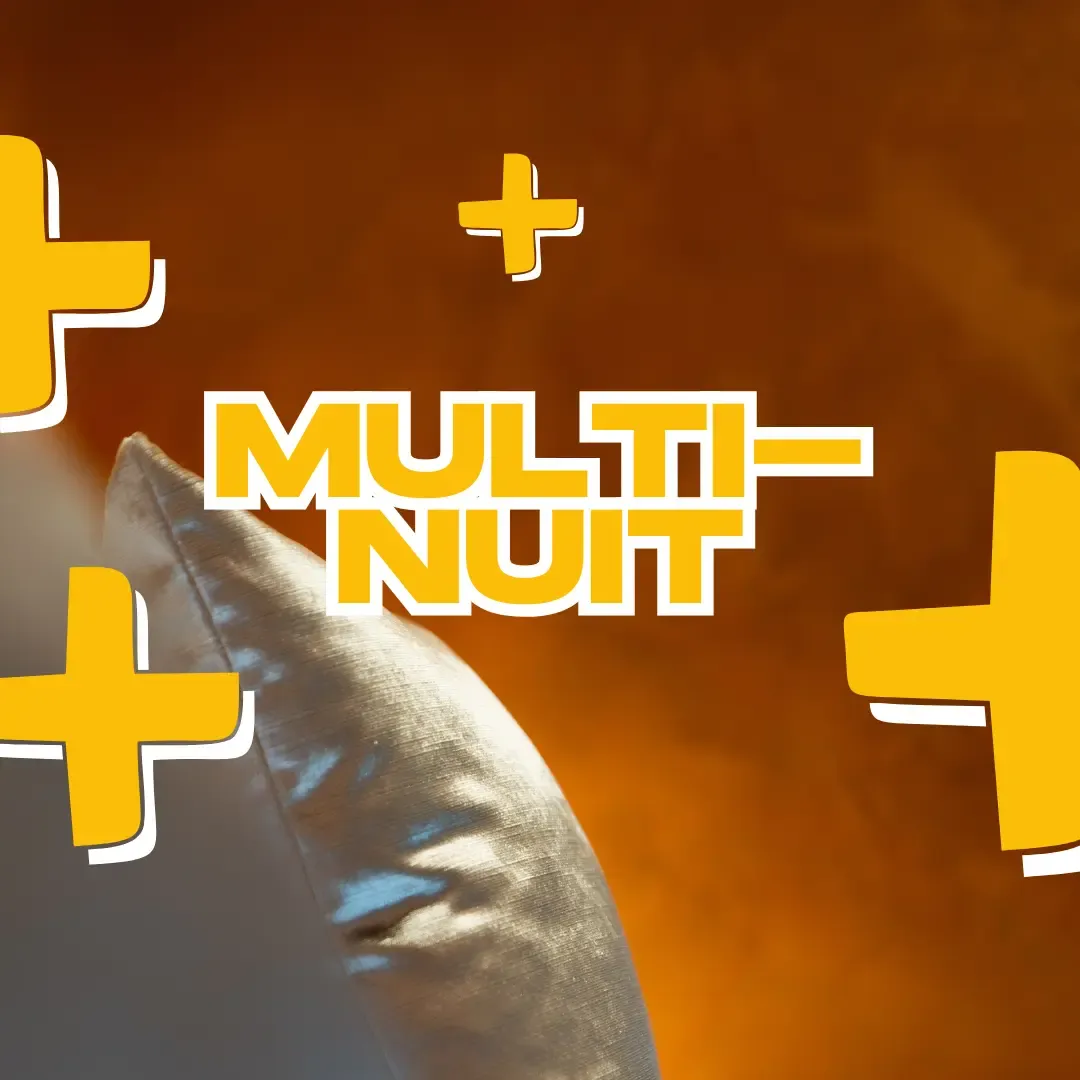 Ein glänzendes metallisches Objekt mit dem Text "MULTI-NUT" und Symbolen im Hintergrund